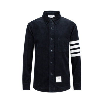 Thom Browne  Man 4-Bar Thick Shirt