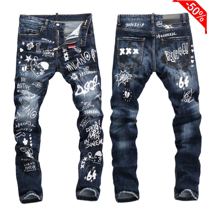 dsquared2 New Man Graffiti Jeans