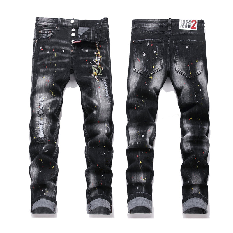 dsquared2 2026ss Letter Hole Jeans