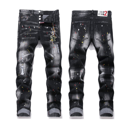 dsquared2 2026ss Letter Hole Jeans