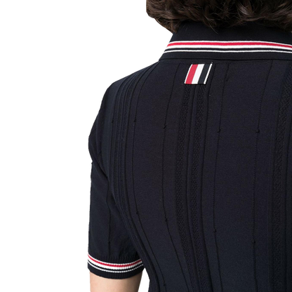 MR.TOM  Women Ribbon POLO shirt