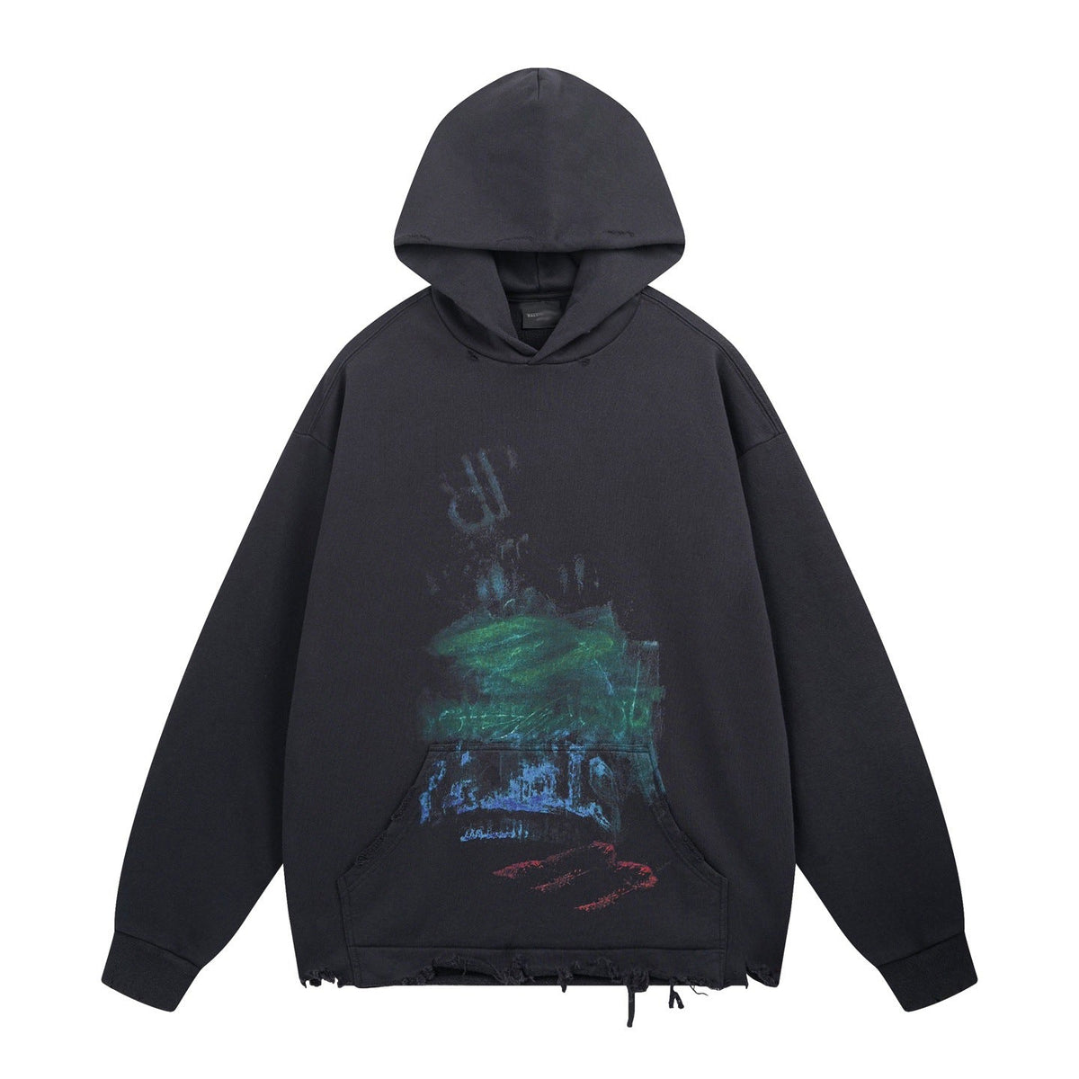 Balenciaga Men's Distressed Hoodie