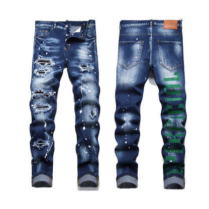 dsquared2 cut cotton bomb Jeans