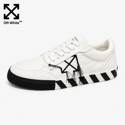 Off-White Canvas Sneakers#67