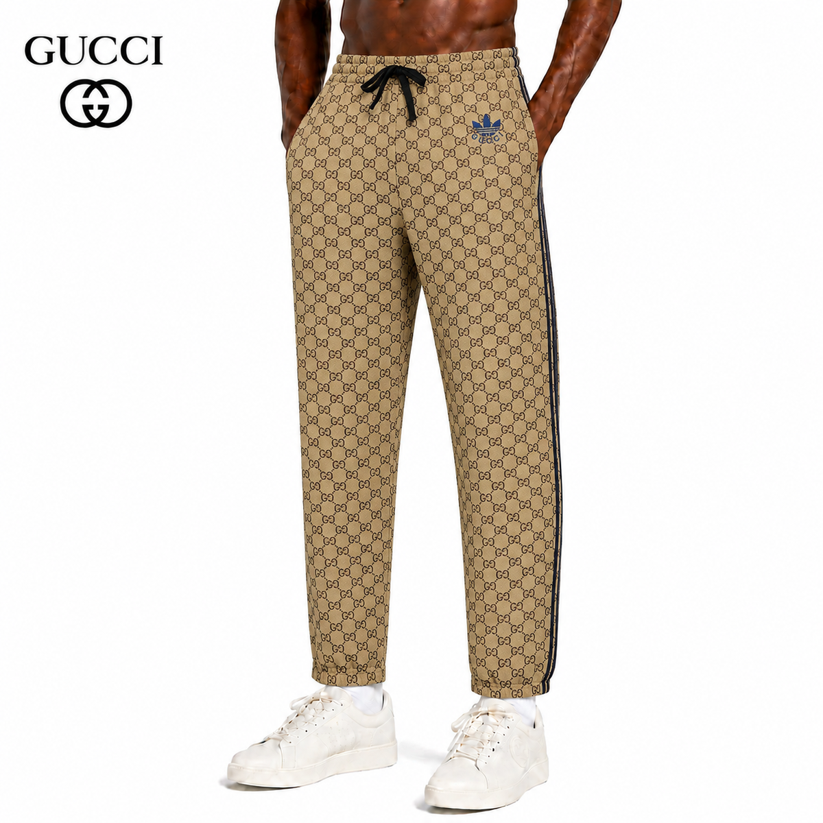 Gucci x Adidas GG Monogram Track Pants