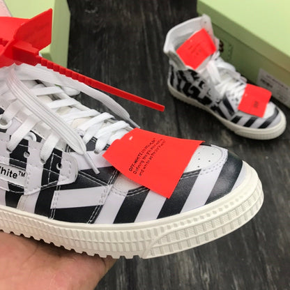 Off-White  Arrow Logo Leather Sneakers #43