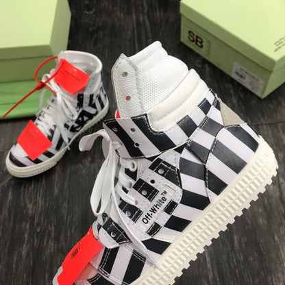 Off-White  Arrow Logo Leather Sneakers #43