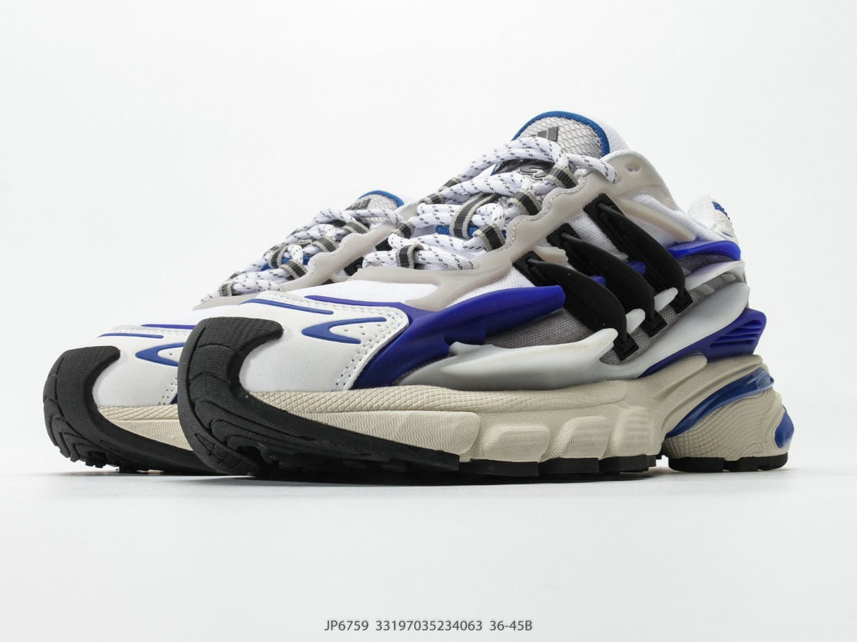 Adidas KK01650 Unisex Dad Sneakers - White/Blue/Black - image 2