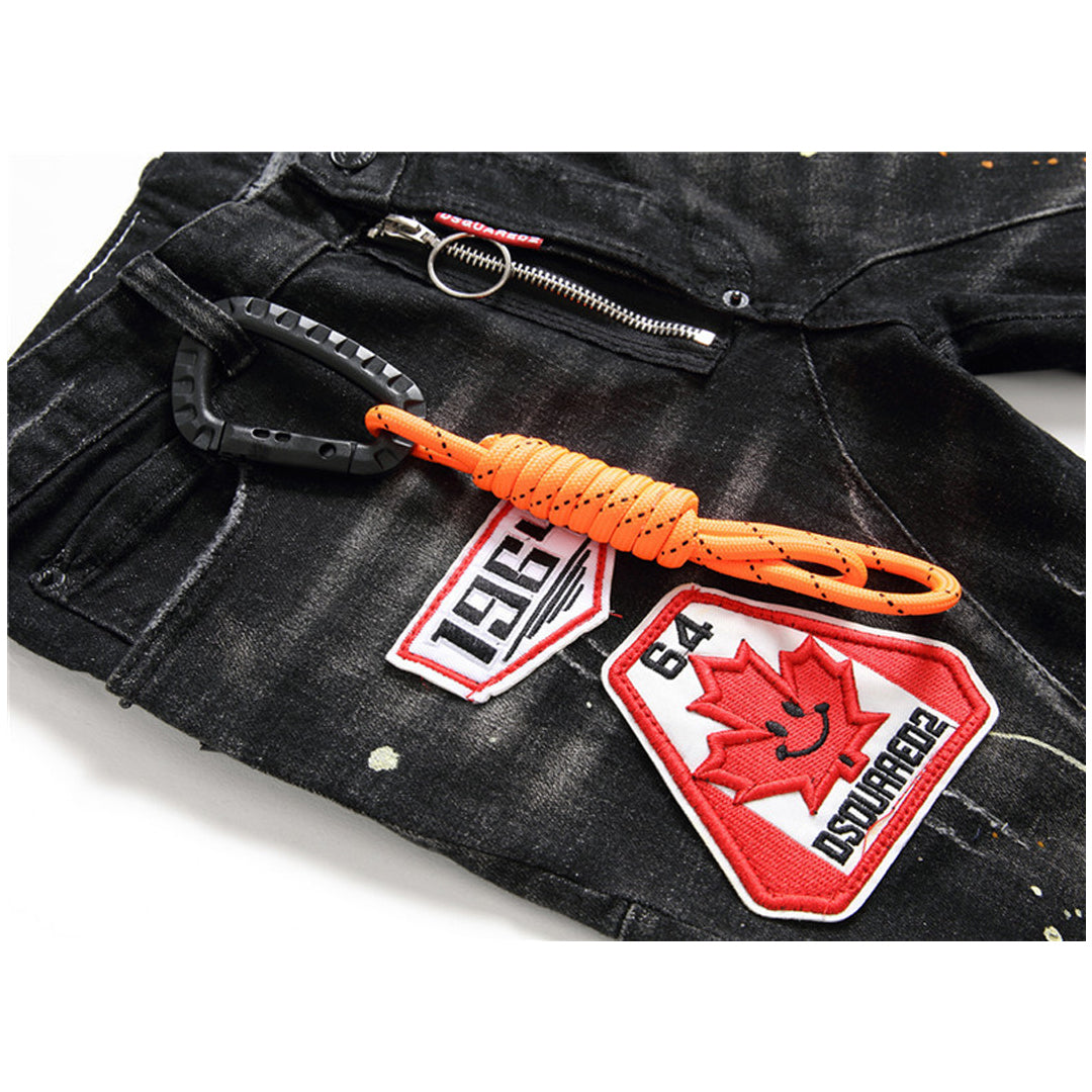 dsquared2 Maple leaf personalized Jeans