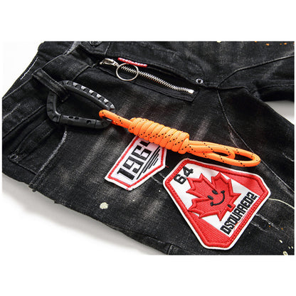 dsquared2 Maple leaf personalized Jeans