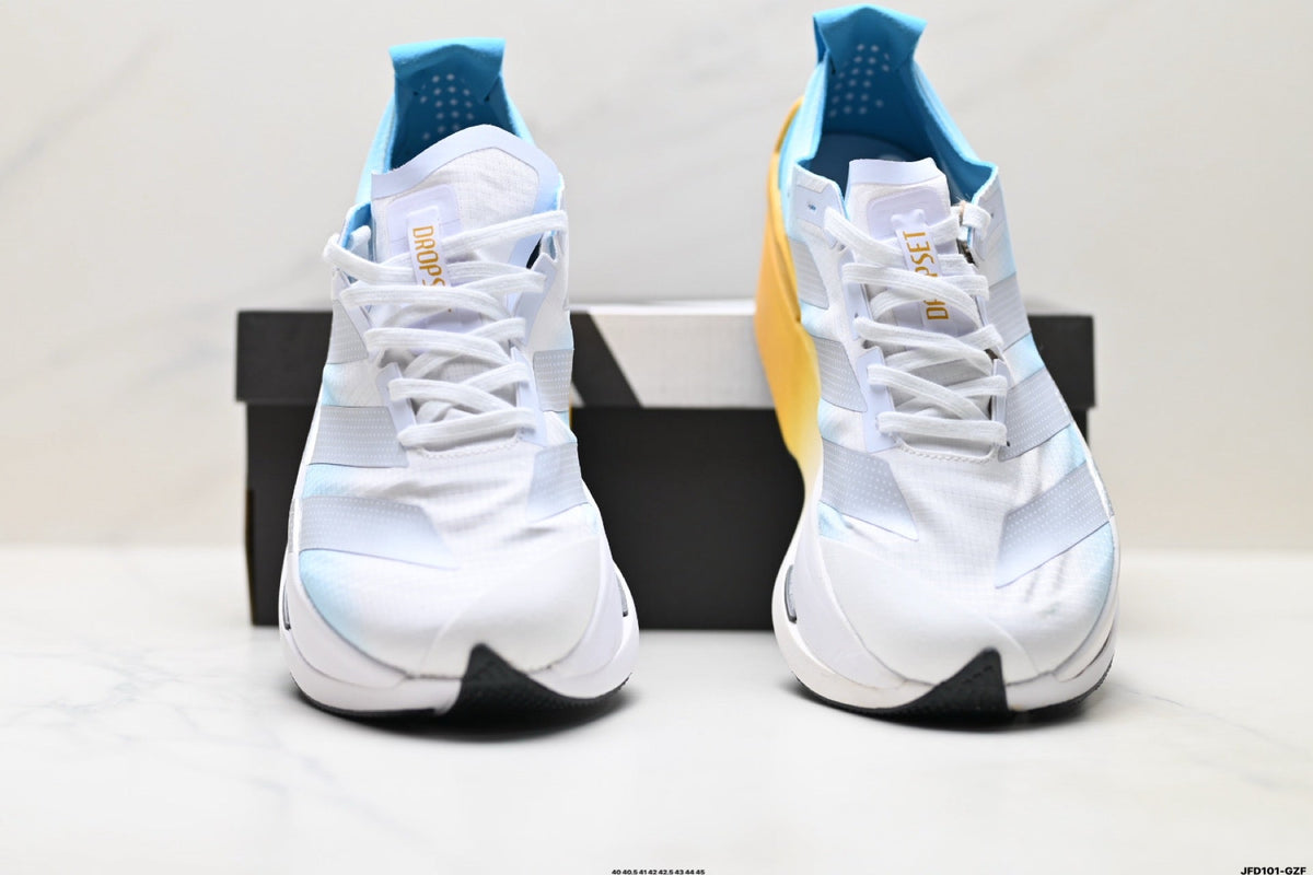 Adidas K81801650 Men's Running Shoes #2 - White/Blue/Yellow - image 17