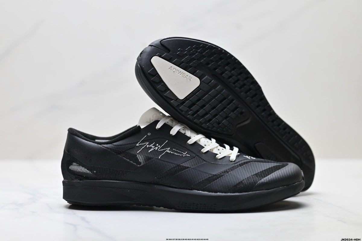 Adidas K81801550 Unisex Running Shoes #5 - Black/White - image 9
