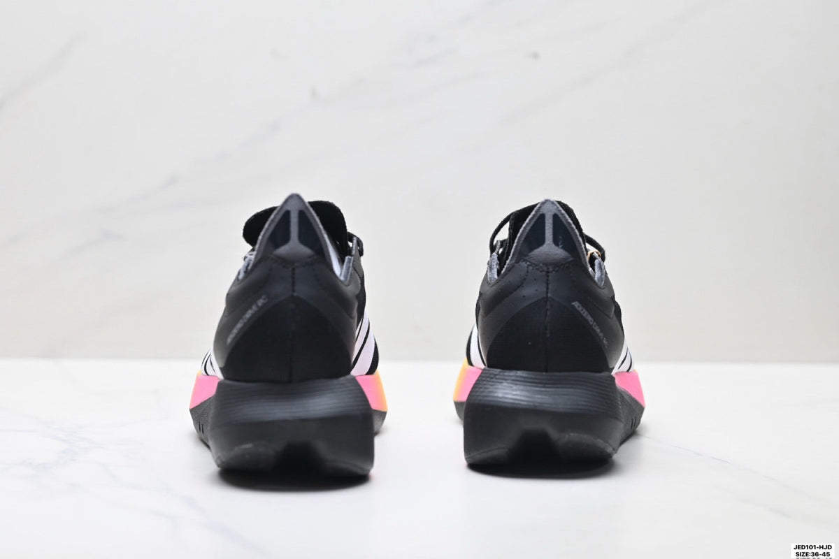 Adidas K81801550 Unisex Running Shoes #4 - Black/Pink/Yellow #2 - image 38