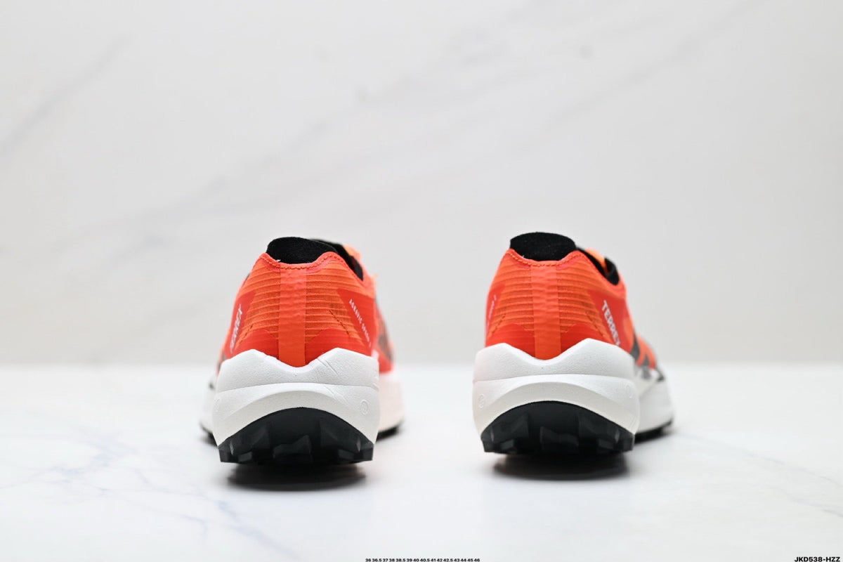 Adidas K81801550 Unisex Running Shoes #2 - Orange/Black - image 8