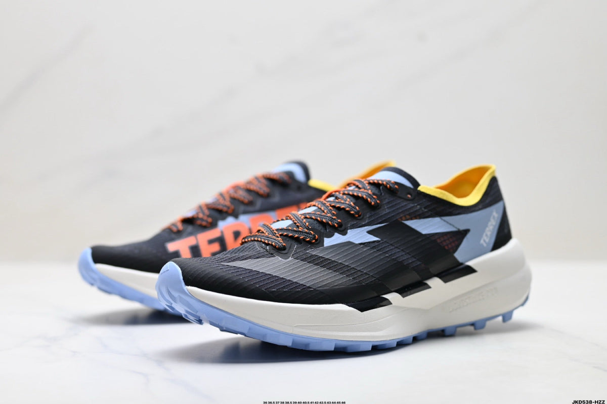 Adidas K81801550 Unisex Running Shoes #2 - Black/Orange/Purple - image 20