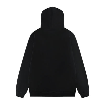 Balenciaga Loose Fit Print Hoodie