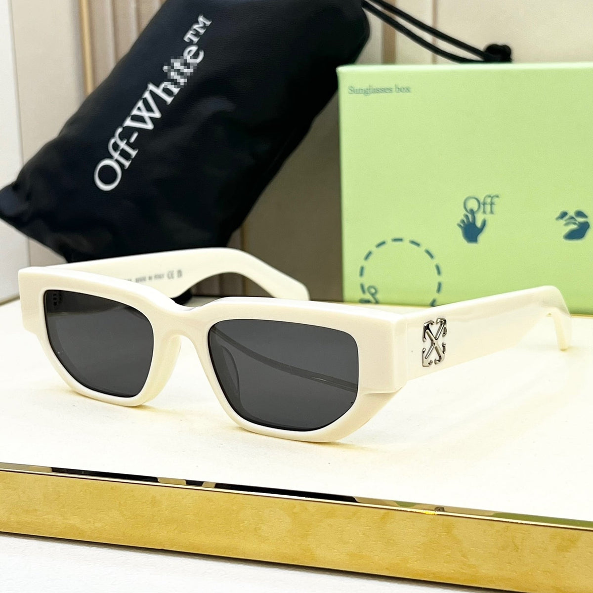 Off-White Arrow logo sunglasses#115