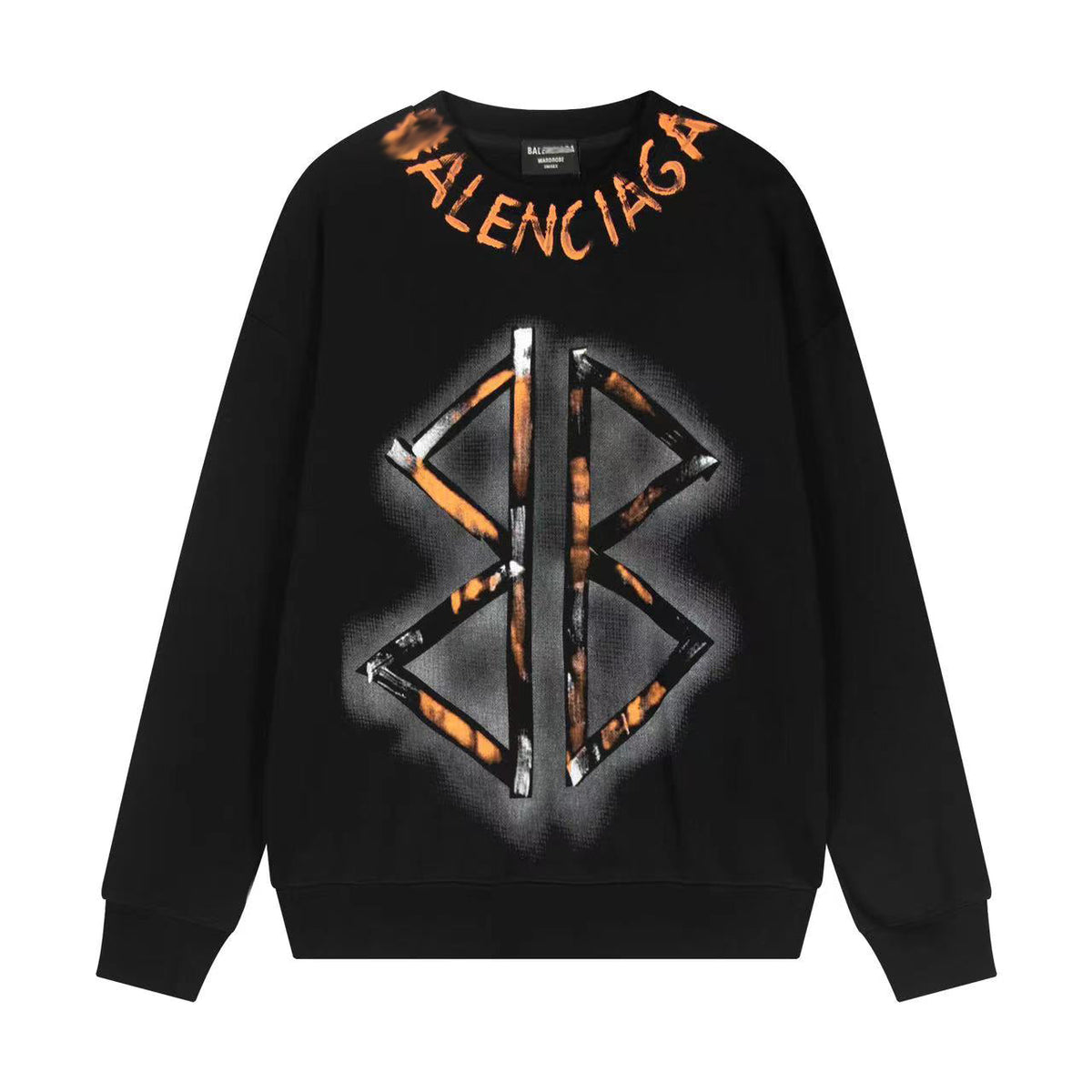 Balenciaga  LOGO Crew Neck Hoodie