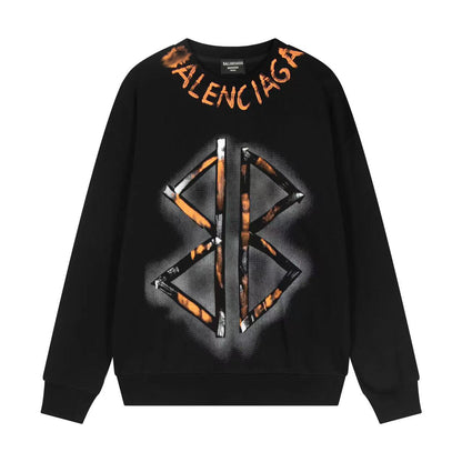 Balenciaga  LOGO Crew Neck Hoodie