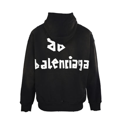 Balenciaga Printed Couple Hoodies