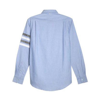 Thom Browne 4-Bar Stripes Shirt