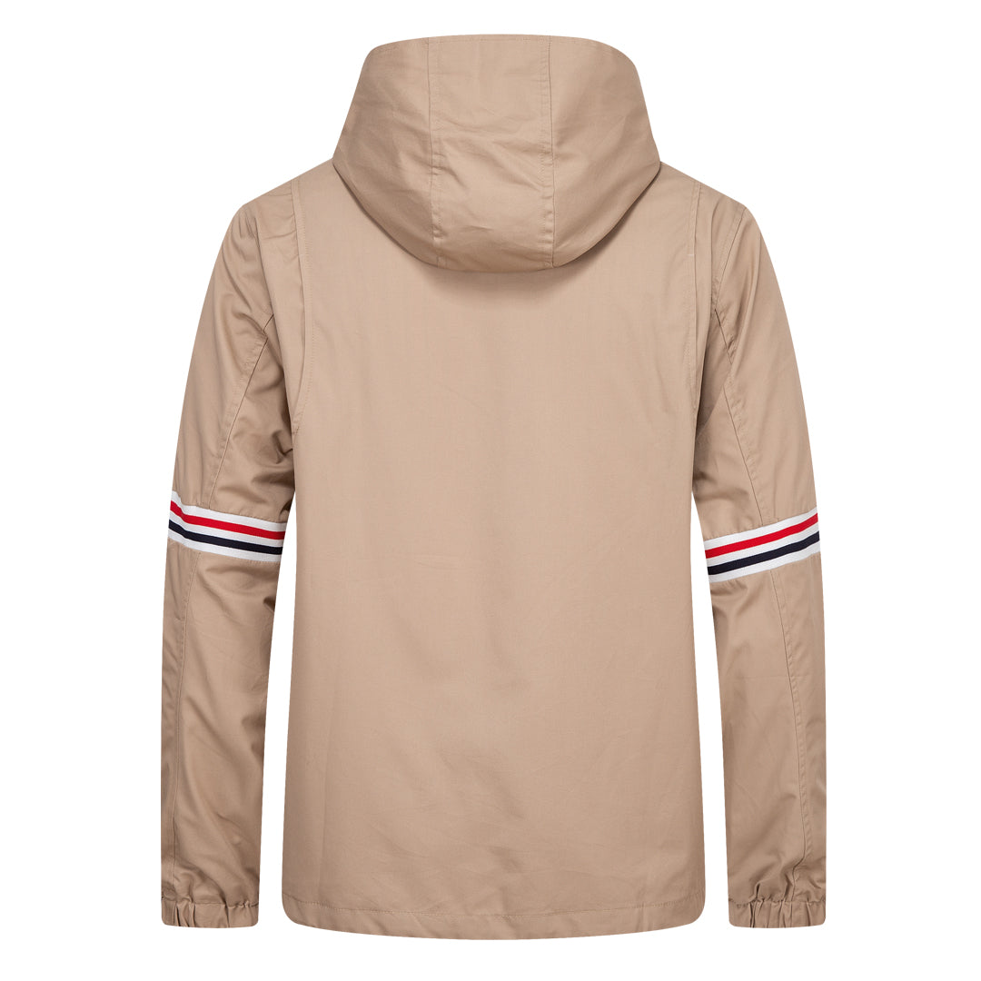 Thom Browne Khaki Hooded Jacket
