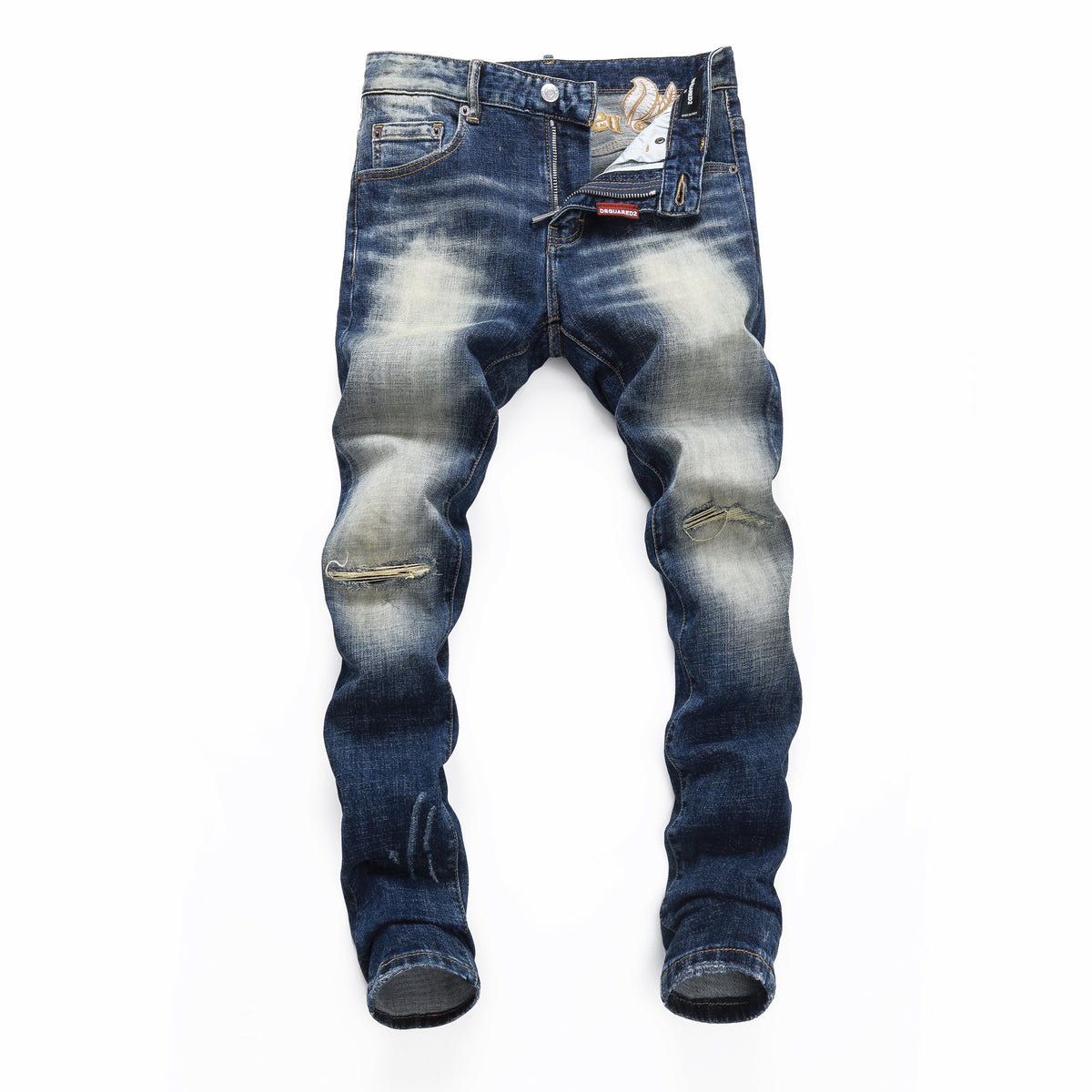 dsquared2 hot diamond embroidery Jeans