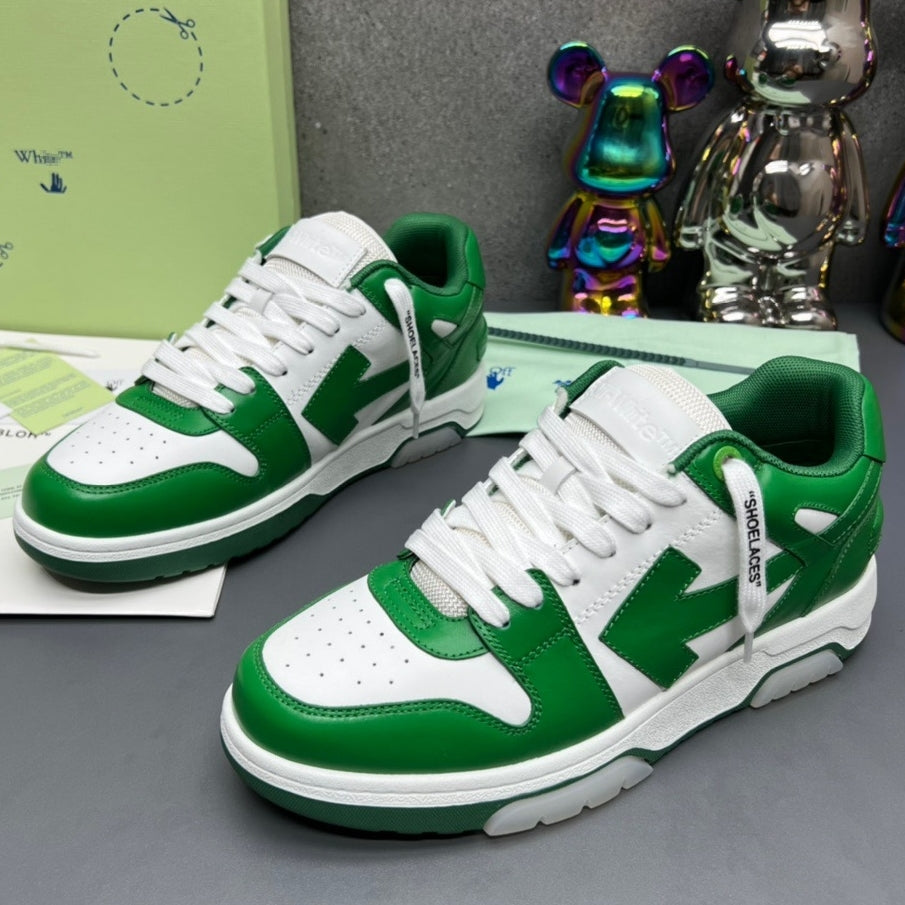 Off-White Arrow Logo Leather Sneakers #42