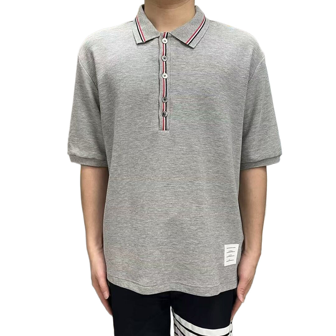 Thom Browne 2025ss Loose polo T-shirt