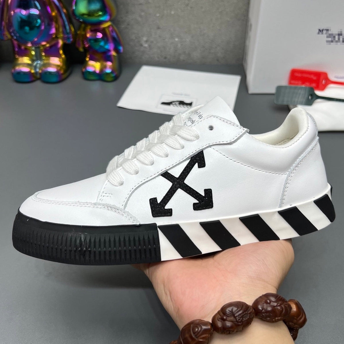 Off-White Genuine Leather Sneakers#66