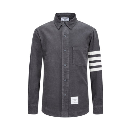 Thom Browne  Man 4-Bar Thick Shirt