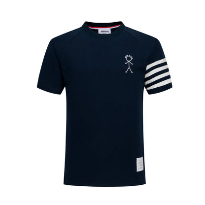 Thom Browne  Puppy embroidered T-shirt