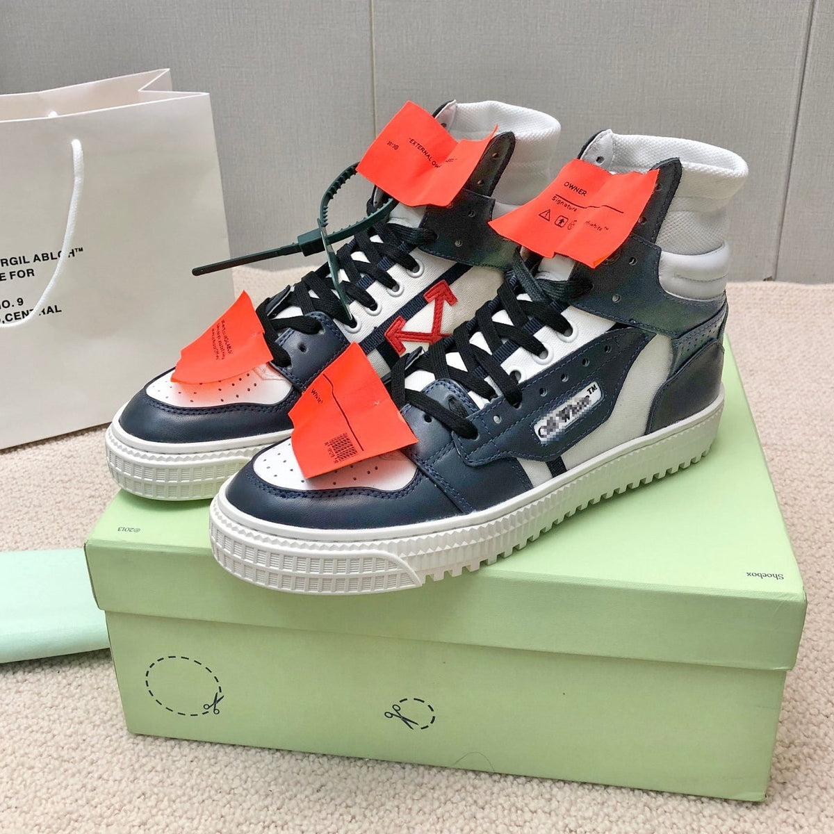 Off-White Arrow logo high-top sneakers#13