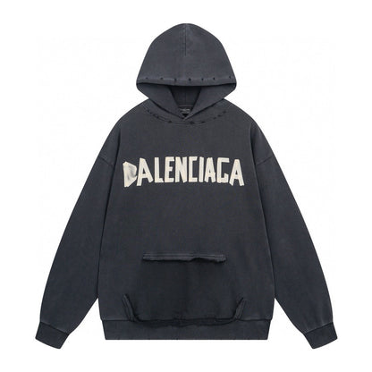 Balenciaga Print LOGO Hoodie