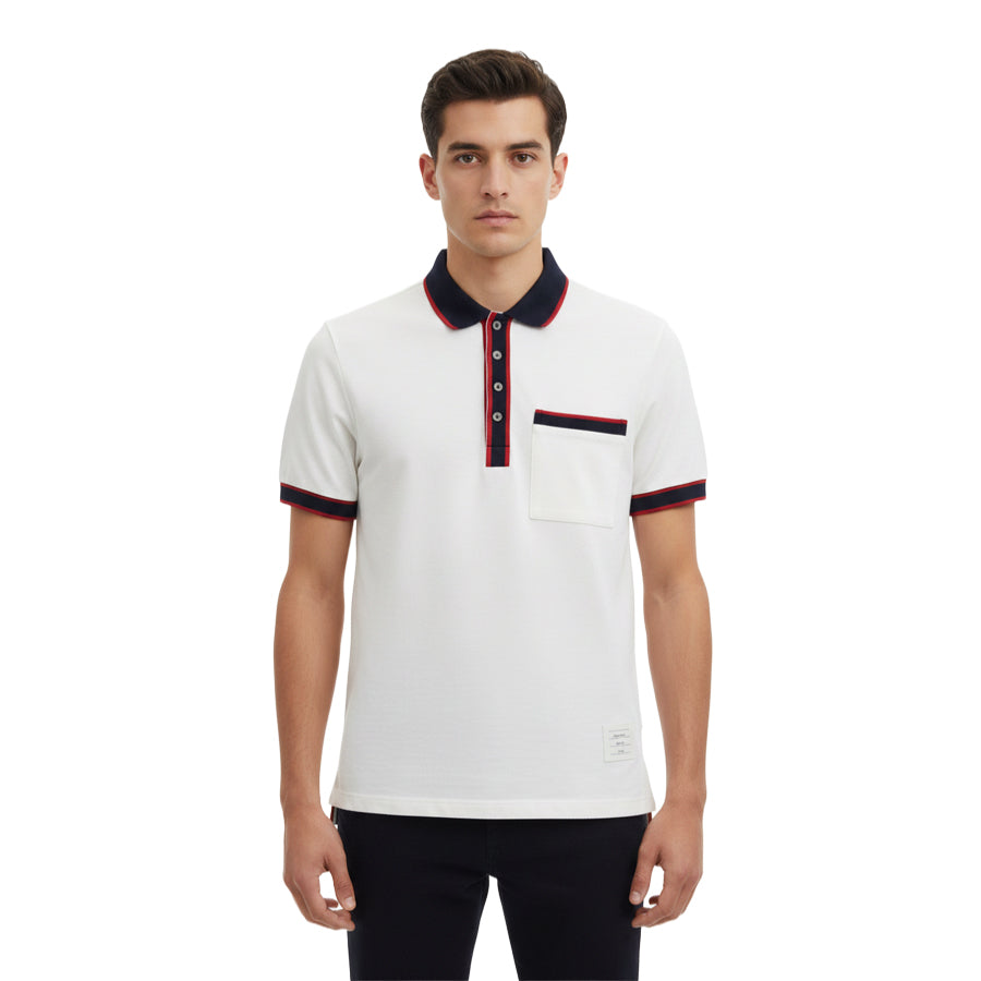 Thom Browne 4-Bar Basic POLO Shirt