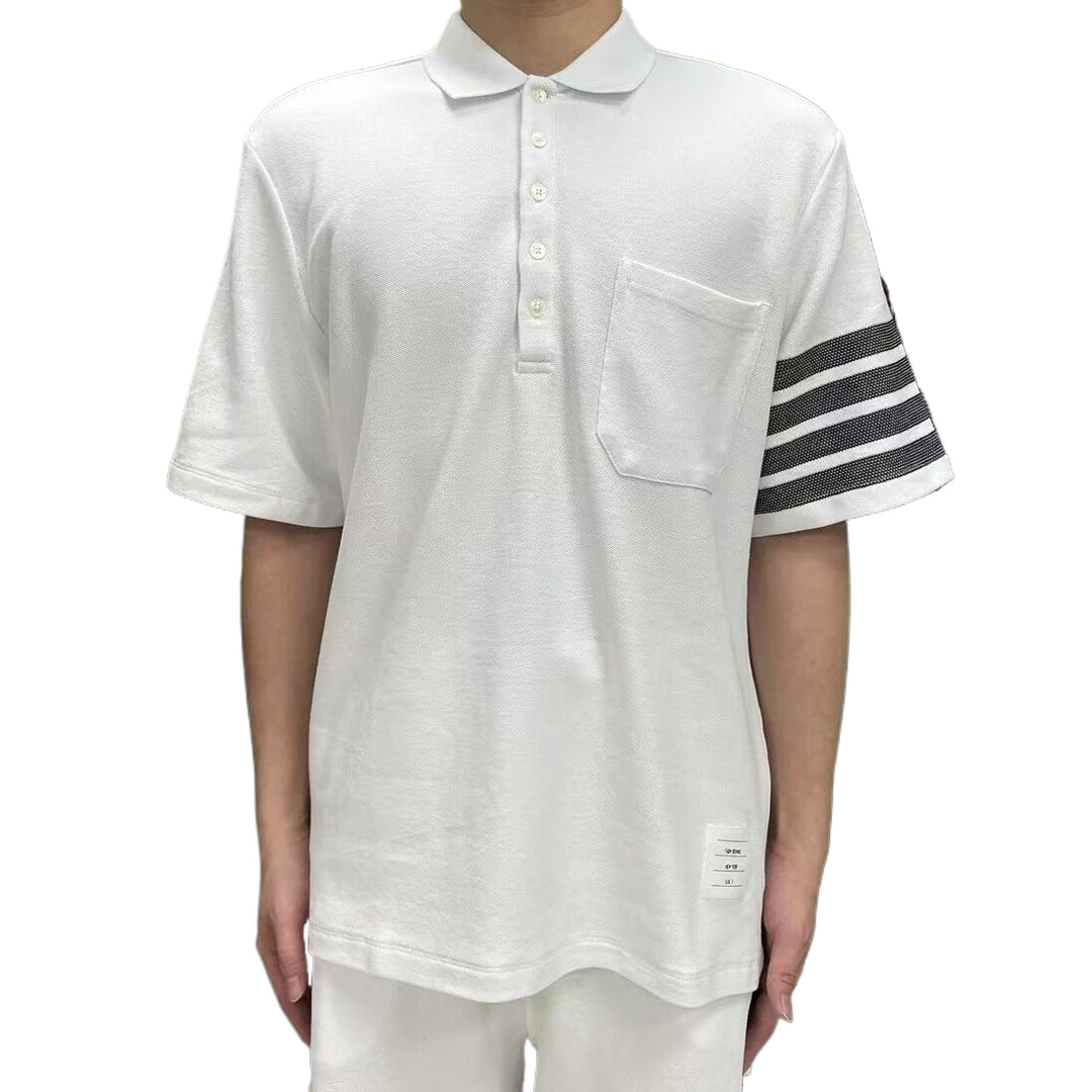 Thom Browne 2025ss Men POLO T-shirt