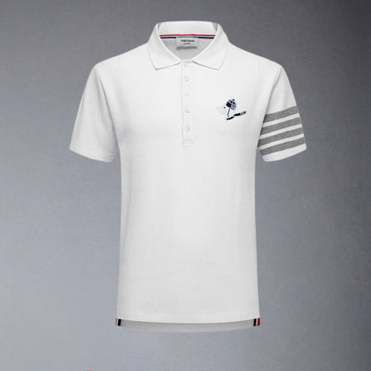 Thom Browne  Puppy Embroidery POLO Shirt