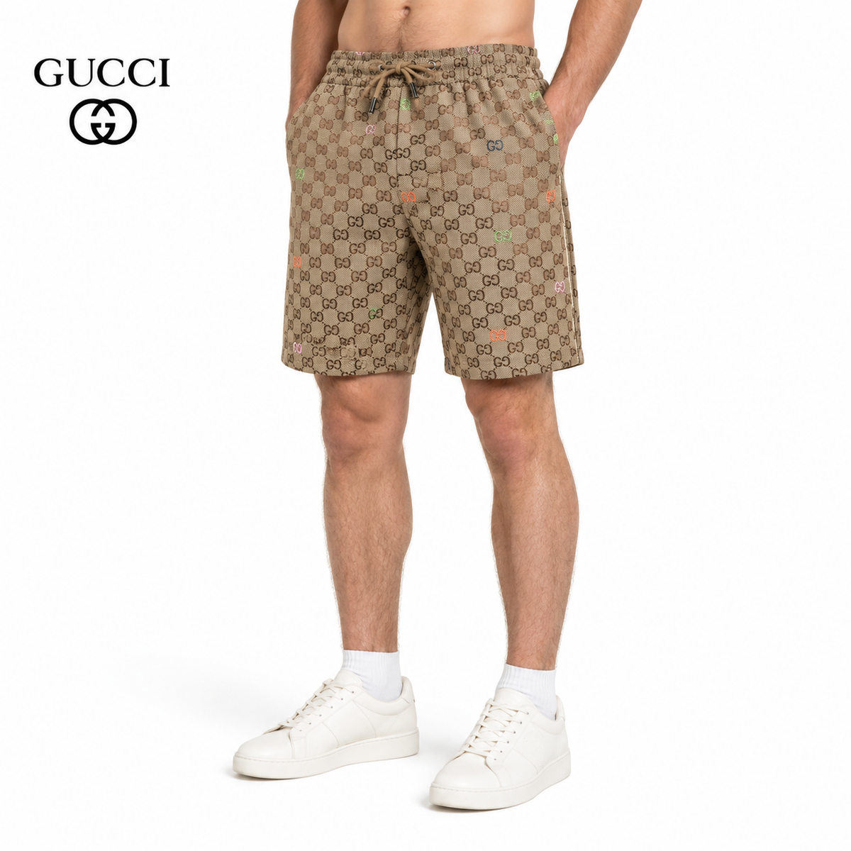 Gucci GG Monogram Print Shorts