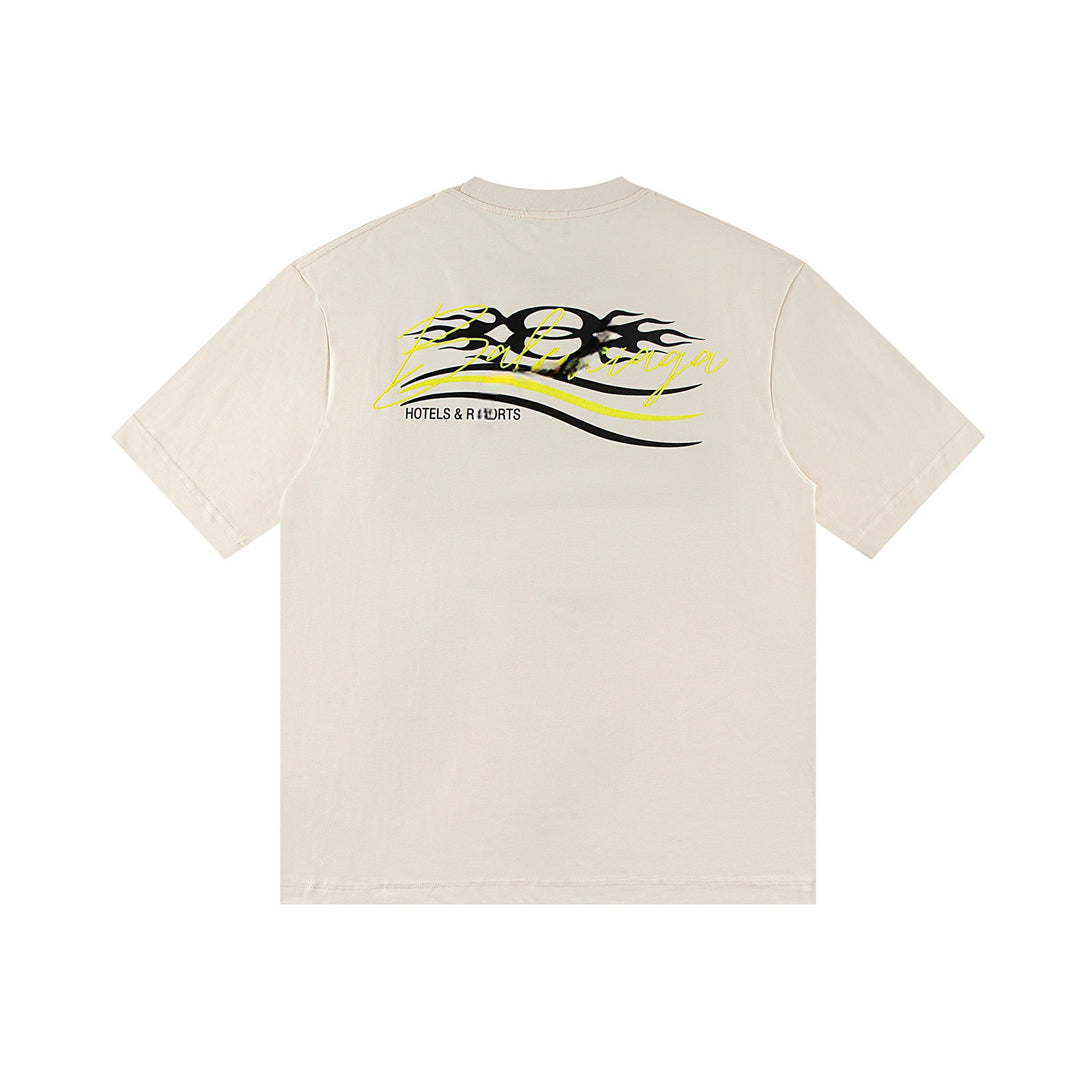 Balenciaga  Printed Cotton T-shirt