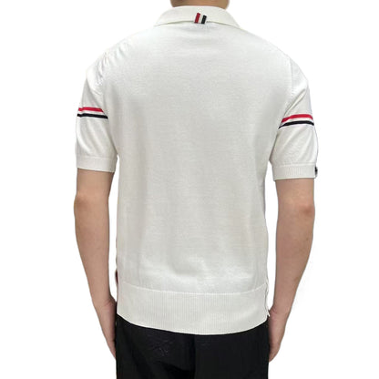Thom Browne  2025ss Men Wool POLO T-shirt
