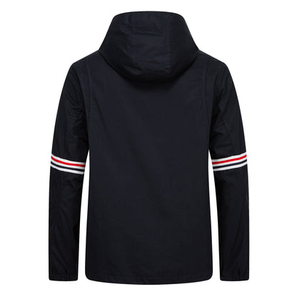 Thom Browne Khaki Hooded Jacket