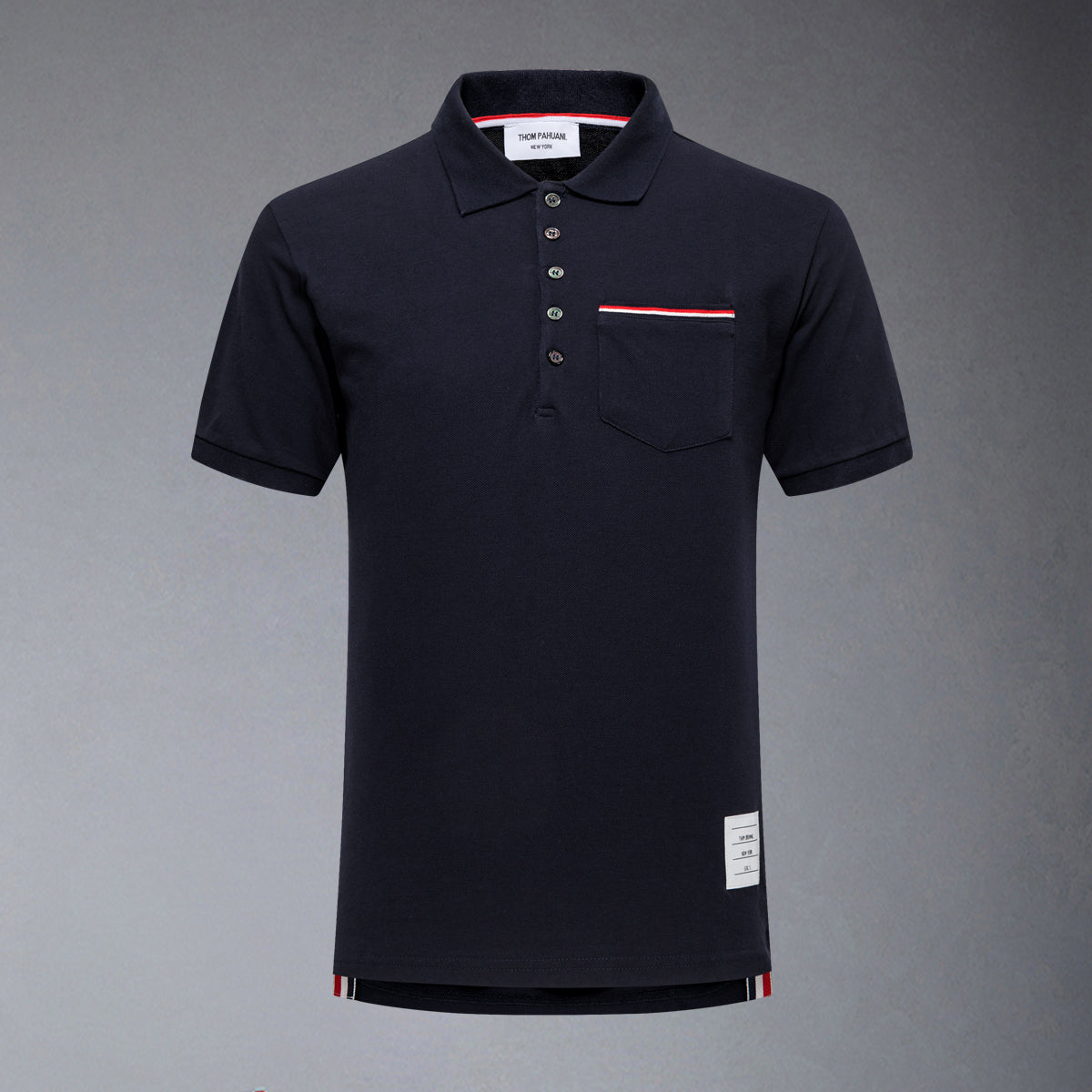 Thom Browne Pocket Stripes POLO Shirt