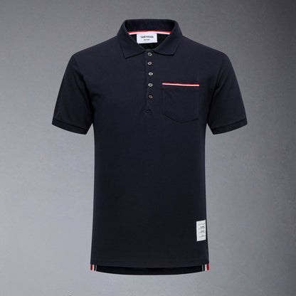 Thom Browne Pocket Stripes POLO Shirt