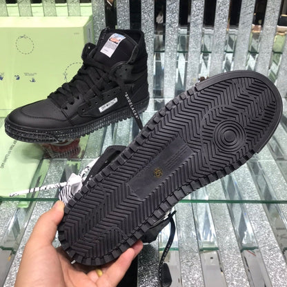Off-White  Arrow Logo Leather Sneakers #34
