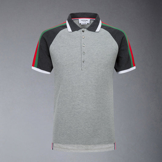 Thom Browne Colorblock POLO Shirt