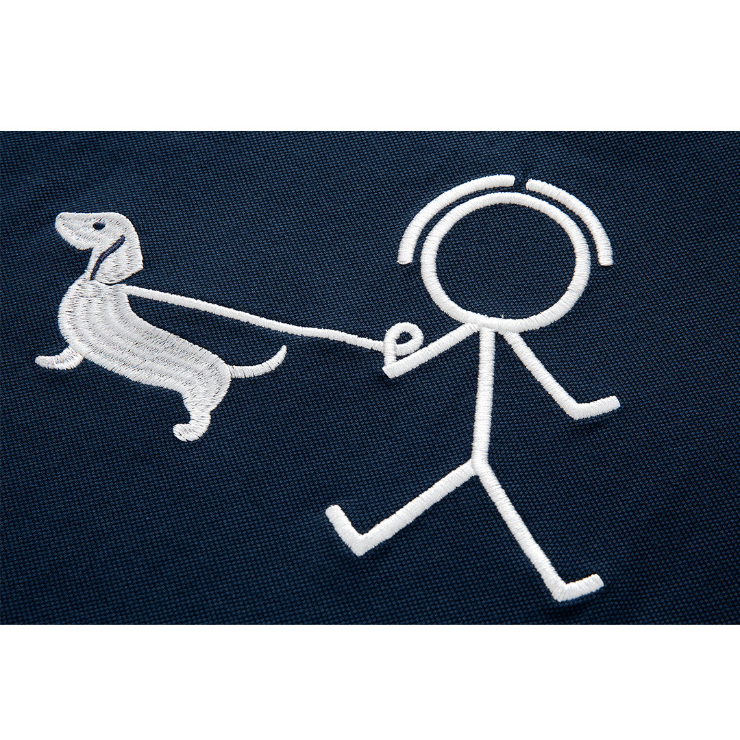 Thom Browne  Puppy embroidered T-shirt