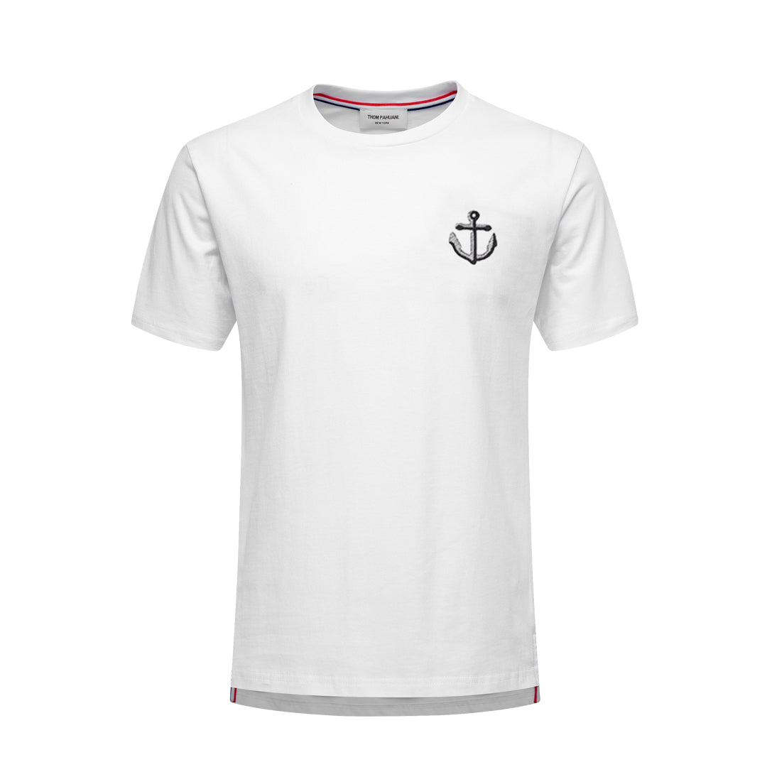 Thom Browne  Anchor embroidery T-shirt