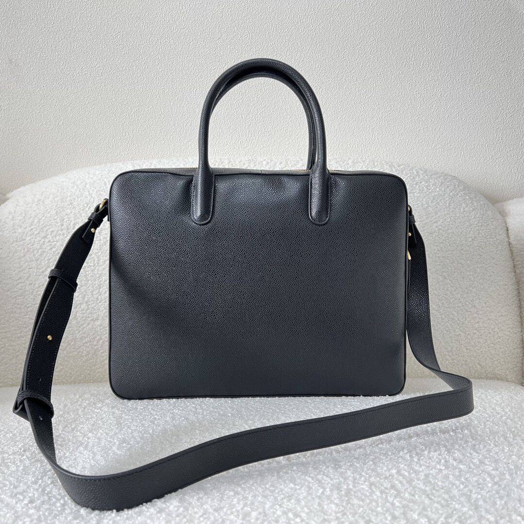 Thom Browne Top-grade cowhide briefcase