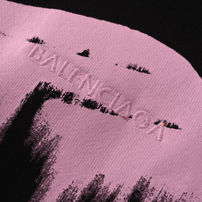 Balenciaga LOGO Print Gradient Hoodie