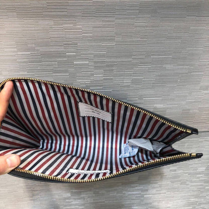 Thom Browne Premium leather clutch